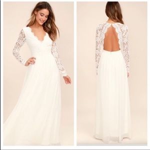 SOLD Lulu’s Awaken My Love Lace Wedding Dress S